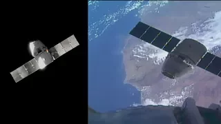 SpaceX CRS-13: Dragon capture, 17 December 2017