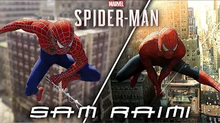 Spider-Man ps4 remaking the crane scene with sam raimi music