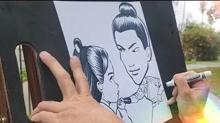 Zheng YeCheng in the hands of a caricature artist...excited to see more works from him #郑业成 #cdrama