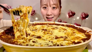 ASMR Cheese Curry Doria【Mukbang/ Eating Sounds】【English subtitles】