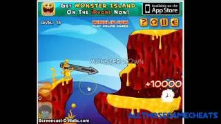 Monster Island Cheats: Levels 13, 14, and 15 with 3 stars