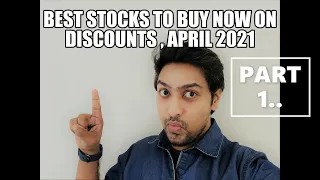 BEST STOCKS TO BUY NOW,APRIL 2021 - ON DISCOUNTS due to the minor STOCK MARKET CRASH.GROWTH,PROFITs