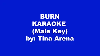 Tina Arena Burn Karaoke Male Key