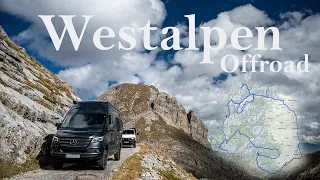 Westalpen Tour 2022 | Offroad with Sprinter and T5 4x4  |  4k
