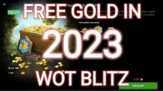 Free Gold In WoTB | WoT Blitz