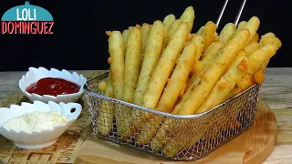 PALITOS DE PATATA Y QUESO, UN APERITIVO O ENTRANTE FÁCIL Y DELICIOSO. Loli Domínguez -  Recetas.