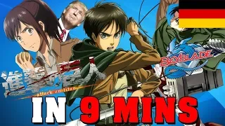 Attack on Titan IN 9 MINUTEN | Anime in Minuten [German Edition]