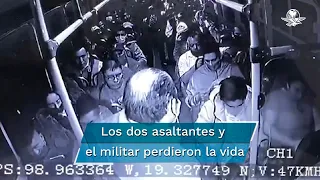 Retoman video de militar que abate a delincuentes y lo vuelven viral