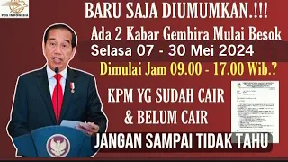 INFORMASI PENTING TERBARU BESOK SELASA TGL 7 MEI KPM PKH BPNT YG BELUM CAIR THP 3 & BPNT THP 4