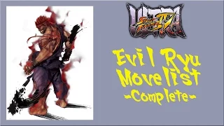 Ultra Street Fighter IV - Complete Evil Ryu Move List