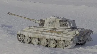 Torro 1:16 Full Metal KingTiger Winter Drive Test