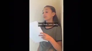 Maddie Ziegler says shit