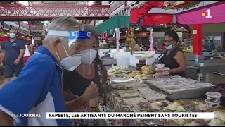 Marché de Papeete : les artisans peinent sans touristes