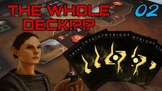 Drawing the WHOLE INTRIGUE DECK with Lady Jessica! (Group P Uprising tournament)