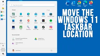 Move the Windows 11 Taskbar to the Left, Right or Top of the Screen - **UPDATED**