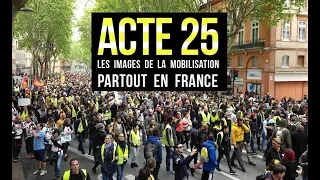 ACTE 25 La mobilisation des Gilets Jaunes partout en France