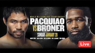 Manny Pacquiao vs Adrien Broner Full Fight Live in Las Vegas