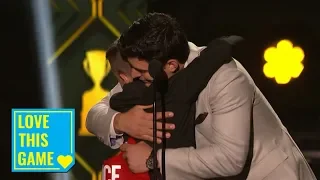 Carey Price emotionally reunites with young fan on stage at 2019 NHL Awards