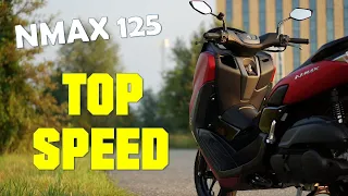 2021 YAMAHA NMAX 125 - TOP SPEED + GPS TOP SPEED