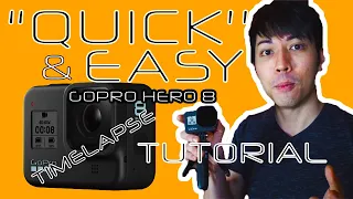 "QUICK" & EASY ⏰TIMELAPSE SETTINGS TUTORIAL FOR GOPRO 8 #gopro #actioncamera