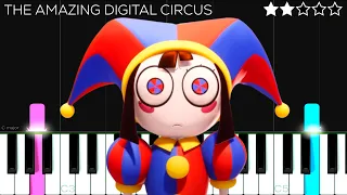 The Amazing Digital Circus Theme | EASY Piano Tutorial