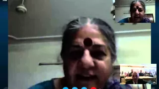 Vandana Shiva Skype Guest Lecture