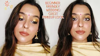 BEGINNER-FRIENDLY WEDDING GUEST MAKEUP LOOK I FESTIVE MAKEUP I SHREYA JAIN