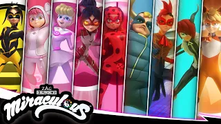 MIRACULOUS | 💫 ALL TRANSFORMATIONS ☯️ | SEASON 4 | @Miraculous