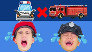 Where Is Baby's Siren Song? 🚒 🚓 🚑 Baby don't cry | Kids Funny Songs