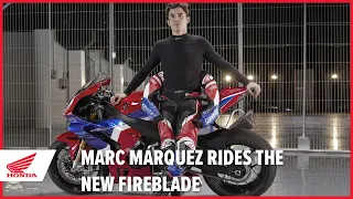 Marc Márquez rides the new 2020 CBR1000RR-R Fireblade SP