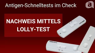 Coronanachweis mit dem Lolly-Test