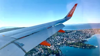 [4K] SCENIC Split Landing | SPU | EasyJet | A320neo