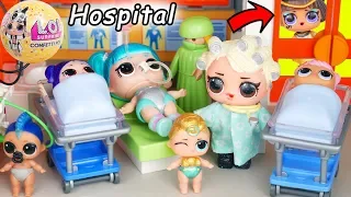 LOL Surprise Dolls in Big Ball Playmobil Hospital with Full Collection + Wedding JOJO SIWA