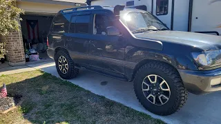 Fitting 35's on a stock 100 Series Land Cruiser