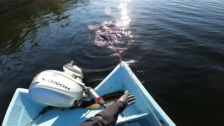 Verkkokalastusta Kitkajärvellä. Osa 43 - saari vs eräs toinen saari.