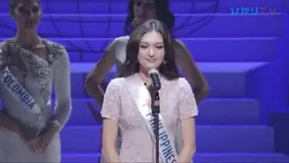 Winning Speech| Miss International 2018 1st Runner Up Maria Ahtisa Manalo