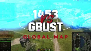 WOT | 1453 vs GBUST (GHOSTBUSTERS) | GLOBAL MAP CLAN WARS