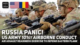 Russia Panic! US Army 101st Airborne Held Air Assault in Romania to Defend Eastern Flank (2023)