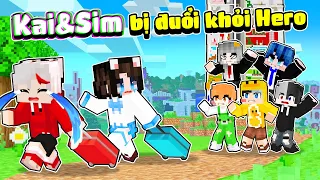 Kairon Và Simmy Tạo Ngôi Làng Mới Sau Khi Bị Đuổi Khỏi Làng HERO TEAM Trong Minecraft 😰