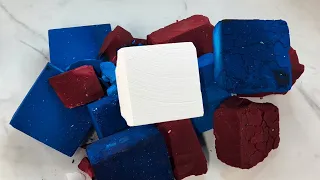 ⚠️ EXTREME DUST! ⚠️ Deep Blue + Deep Red Dusty Dyed Gym Chalk Crush (PLEASE READ DESCRIPTION ‼️)