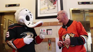 Work Out with Wild Wing of the Anaheim Ducks!