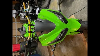 How to install dirt bars on your Kawasaki ninja 300/Do it yourself/Stunt bike build