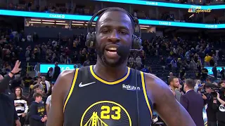 Draymond Green gives Nikola Jokic his flowers. 👏