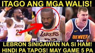 Lebron SINIGAWAN na si Ham! PINATAGO sa Nuggets ang WALIS! May Game 5 pa!