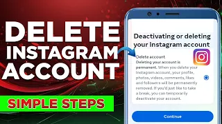 How to Remove Instagram Account 2024 | Delete Instagram Account permanently | Delete insta account