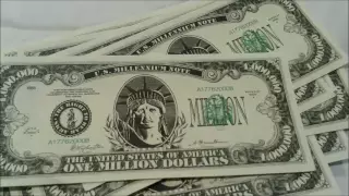 Counting Out the Millions Visualize Twenty Million Dollars a 39sec video by Monty K Reed