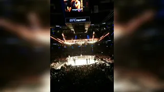 UFC Mexico:Crowd throws stuff at Jeremy Stephens after a no contest(eye poke)