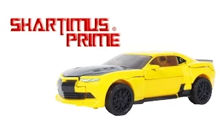 Transformers The Last Knight Bumblebee Premier Edition Hasbro Deluxe Class Action Figure Toy Review