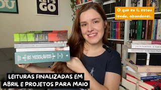 Leituras concluídas e em andamento + projetos futuros - Abril/2024