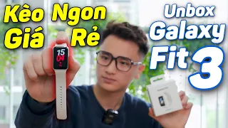 Đập hộp và trên tay nhanh Galaxy Fit 3 (2024) Chiếc Smart band NGON NHẤT tầm giá hơn 1 Triệu...?